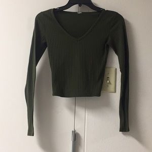 Olive Green Top